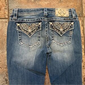 Miss Me Blue Signature Boot Cut Jeans